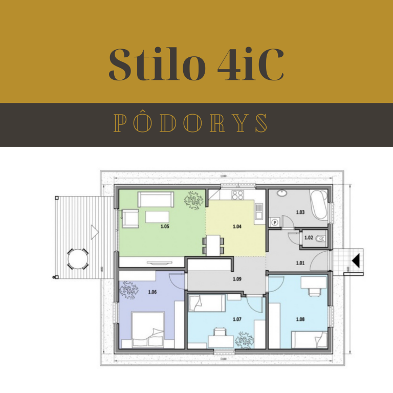 Pôdorys domu Stilo 4iC